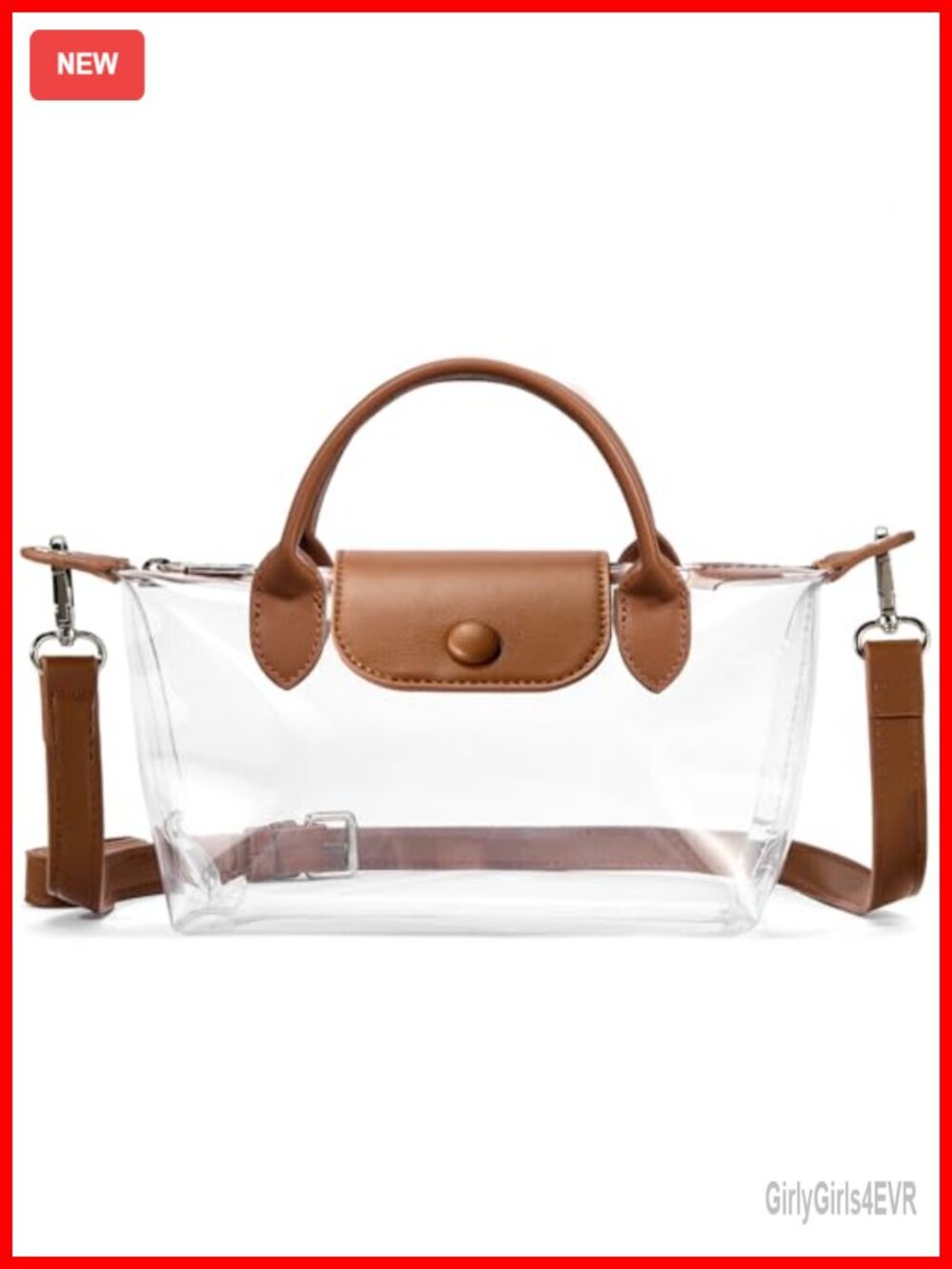 Clear Stadium Approved Crossbody Bag PVC